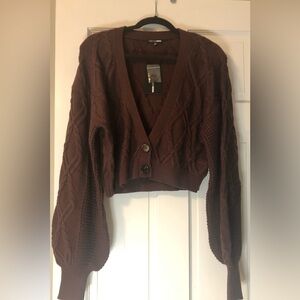 Women’s Cropped Cardigan Sweater